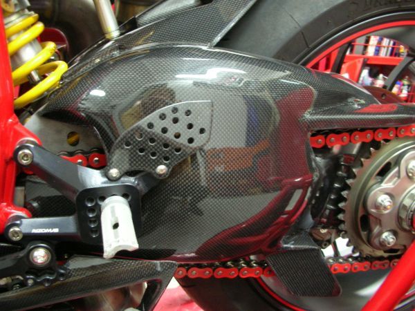 Carbonvani Carbon Verkleidung Einarm Schwinge für Ducati 1098 1198