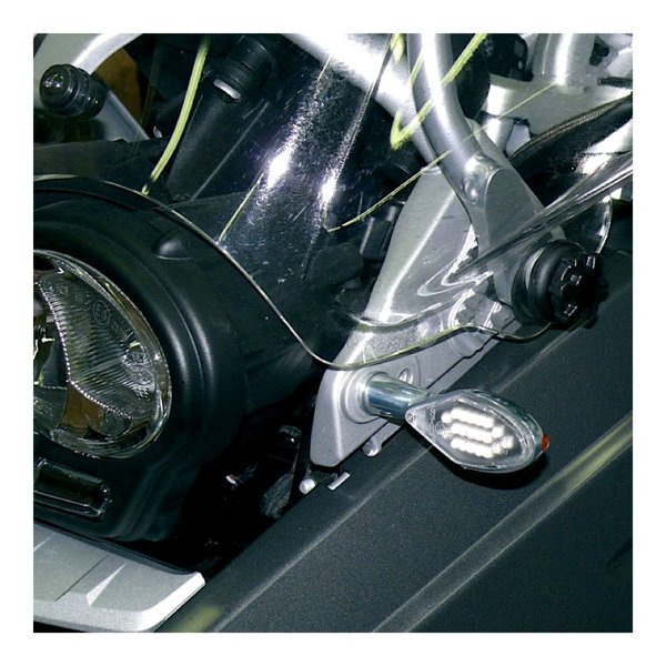 Aluminium LED Blinker Paar Motorrad 12 Volt 3 Watt ECE R 50 zulassung
