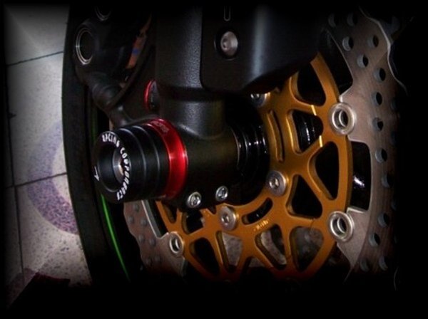 Gabel Sturzpads zweifarbig für Honda CBR 600 RR Motorrad