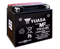 Yuasa YT12B-BS Batterie 12 Volt 10Ah Vespa Triumph Ducati Yamaha Motorrad