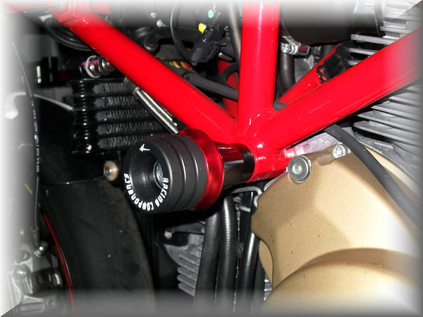 Rahmen Sturzpads für Moto Morini  Corsaro 1200 Motorrad