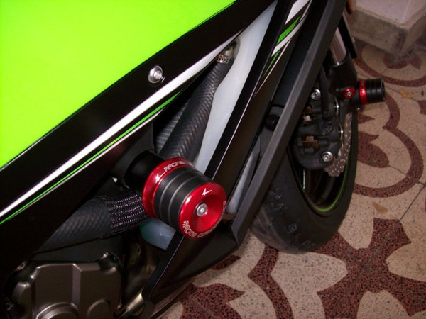 Sturzpads zweifarbig für Kawasaki ZX 10-R Motorrad